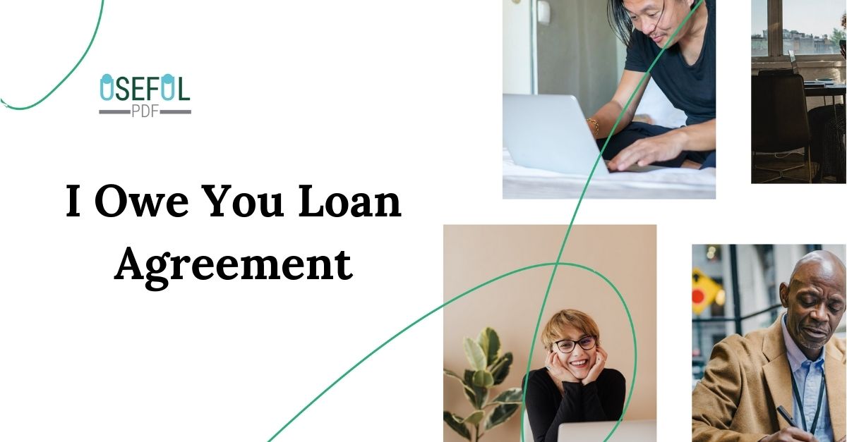 Free I Owe You (IOU) Loan Agreement Template