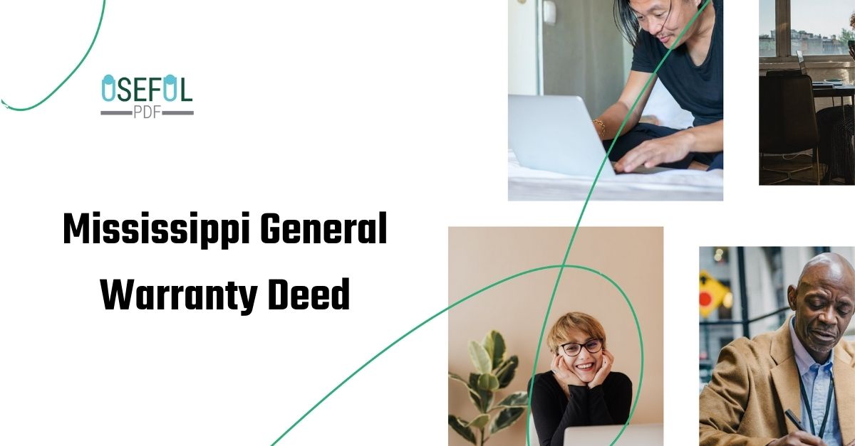 Free Mississippi General Warranty Deed Form Template