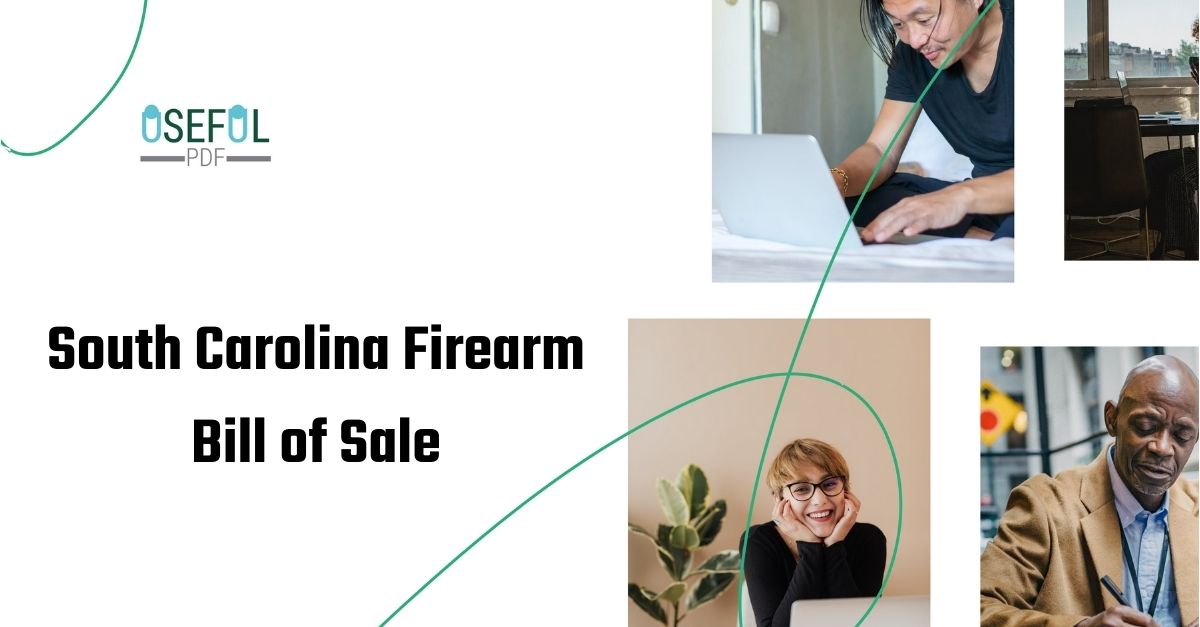 Free South Carolina Firearm Bill of Sale Form Template